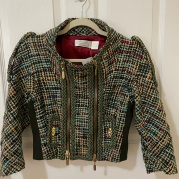 Byron Lars Jackets & Blazers - Byron Lars Tweed Jacket size  2